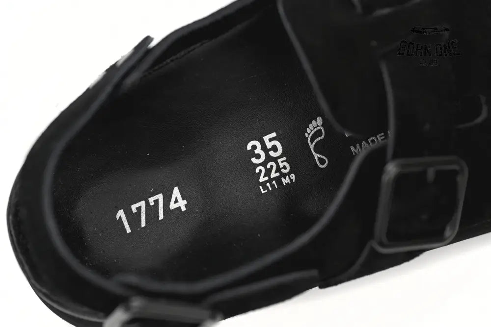 Birkenstock 1774 III Tokio Suede Leather Black