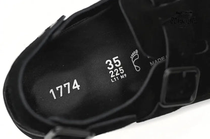 Birkenstock 1774 III Tokio Suede Leather Black