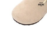Birkenstock Boston Shearling Coin Suede Beige