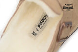 Birkenstock Boston Shearling Coin Suede Stone