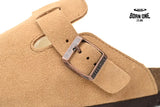 Birkenstock Boston Shearling Suede Leather Mink