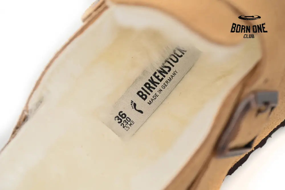 Birkenstock Boston Shearling Suede Leather Mink