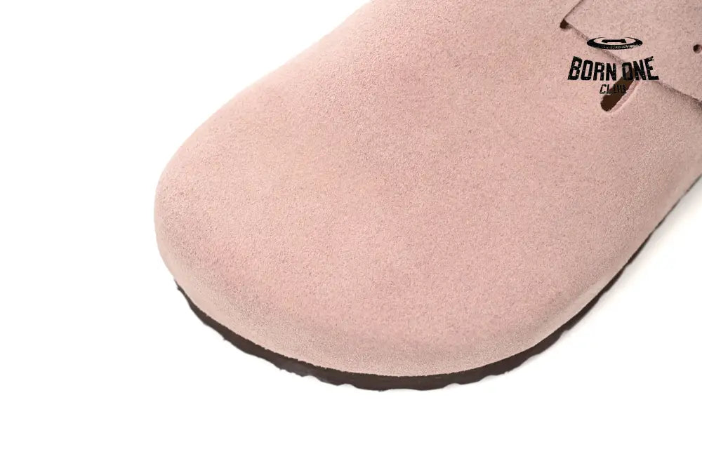 Birkenstock Boston Suede Leather Light Rose