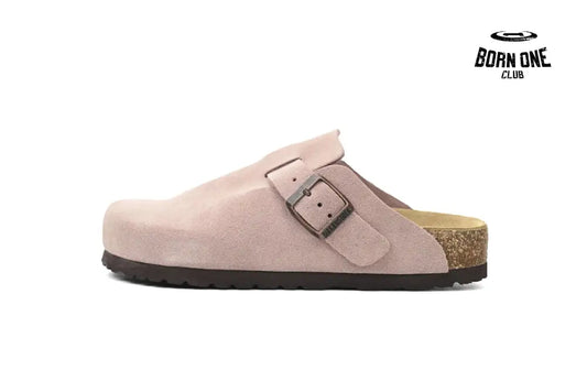 Birkenstock Boston Suede Leather Light Rose