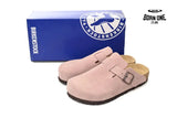 Birkenstock Boston Suede Leather Light Rose