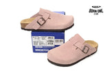 Birkenstock Boston Suede Leather Light Rose