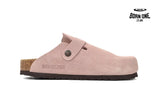 Birkenstock Boston Suede Leather Light Rose