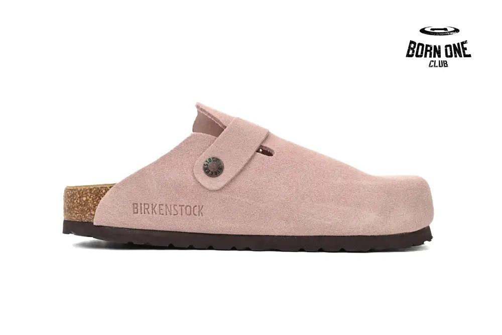 Birkenstock Boston Suede Leather Light Rose