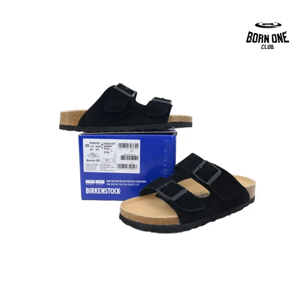 Birkenstock Boston Soft Footbed Black