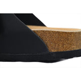 Birkenstock Boston Soft Footbed Black Leather Surface