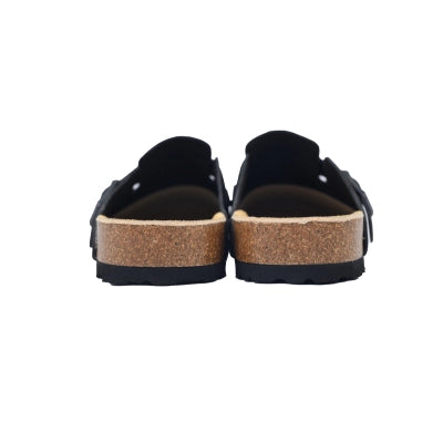 Birkenstock Boston Soft Footbed Black Oil Surface