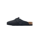 Birkenstock Boston Soft Footbed Black Oil Surface