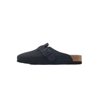 Birkenstock Boston Soft Footbed Black Oil Surface
