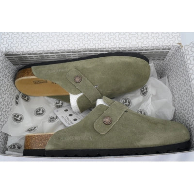 Birkenstock Boston Soft Footbed Dark Green