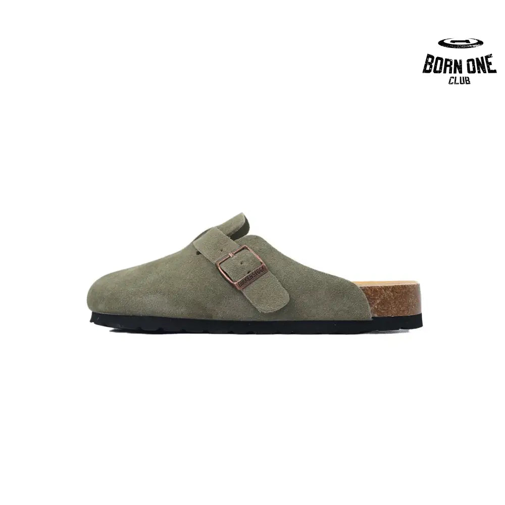 Birkenstock Boston Soft Footbed Dark Green