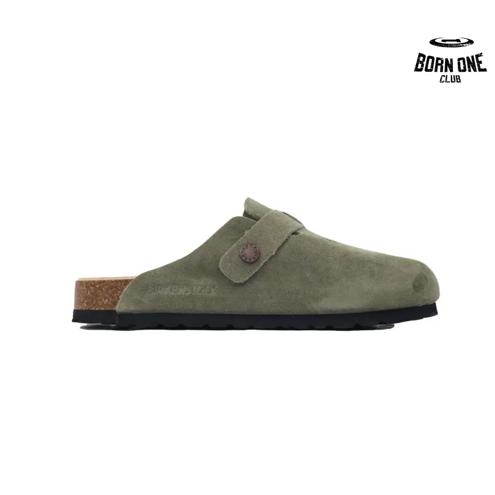 Birkenstock Boston Soft Footbed Dark Green