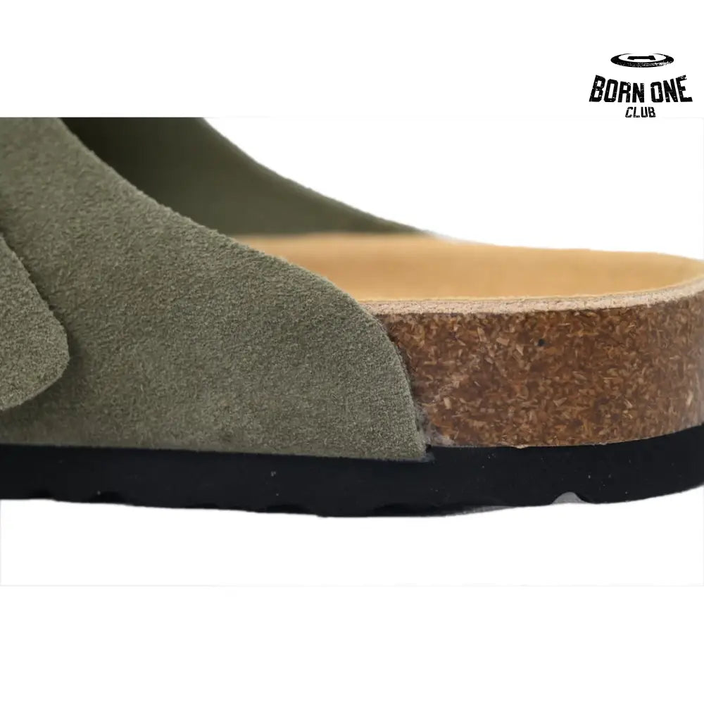 Birkenstock Boston Soft Footbed Dark Green