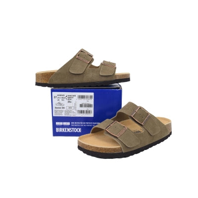 Birkenstock Boston Soft Footbed Slippers Grayish Green