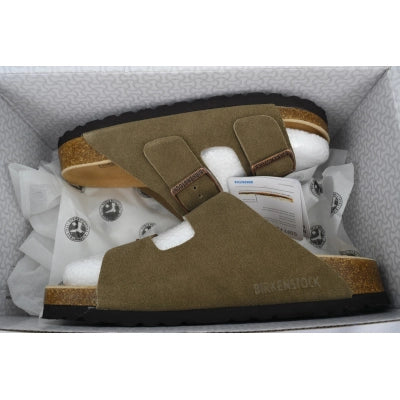 Birkenstock Boston Soft Footbed Slippers Grayish Green