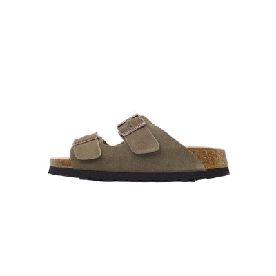 Birkenstock Boston Soft Footbed Slippers Grayish Green
