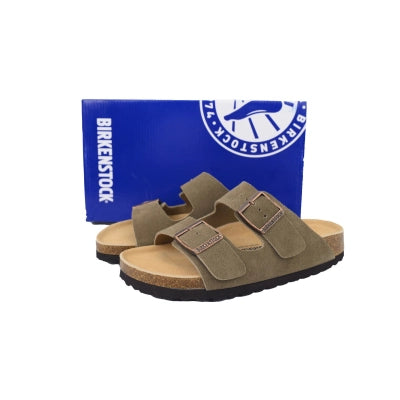 Birkenstock Boston Soft Footbed Slippers Grayish Green