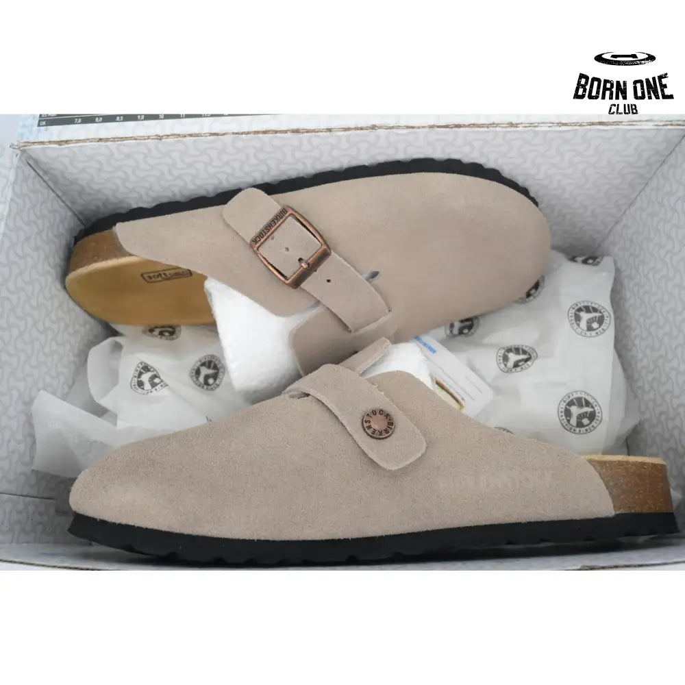 Birkenstock Boston Soft Footbed Grey