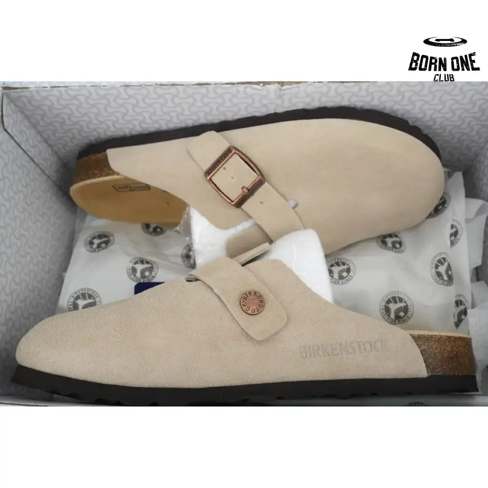 Birkenstock Boston Soft Footbed Sand Colored