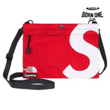 Bolsa Supreme x The North Face Vermelho