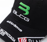 Boné Balenciaga Extreme Paris Cap in Black Ajustável
