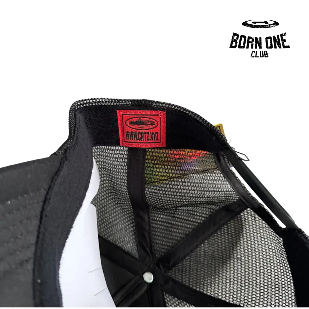Boné Corteiz Foam Printed Truck Black & Red