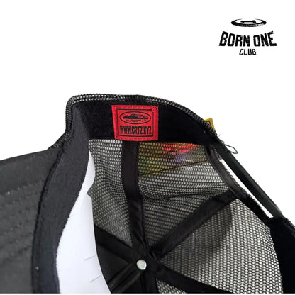 Boné Corteiz Foam Printed Truck Black & Red