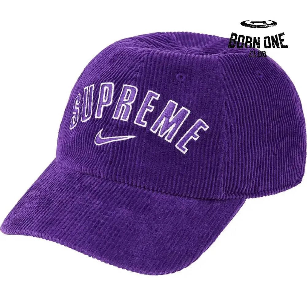 Boné Supreme x Nike Arc Roxo