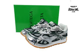 Bottega Veneta Orbit Dark Green Silver