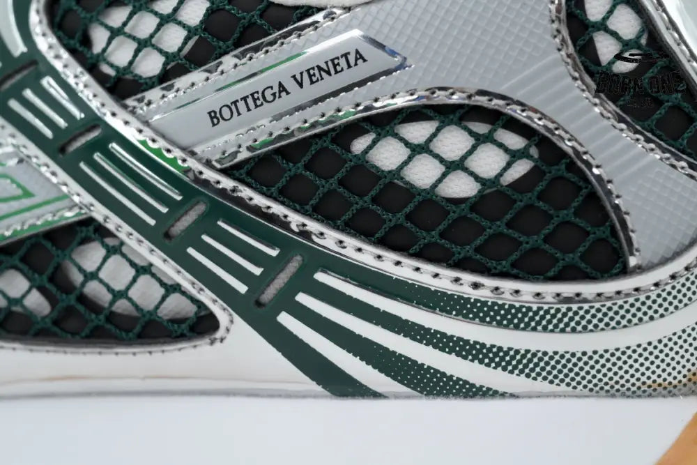 Bottega Veneta Orbit Dark Green Silver