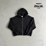 Broken Planet Double Zip Basic Cardigan Hoodie