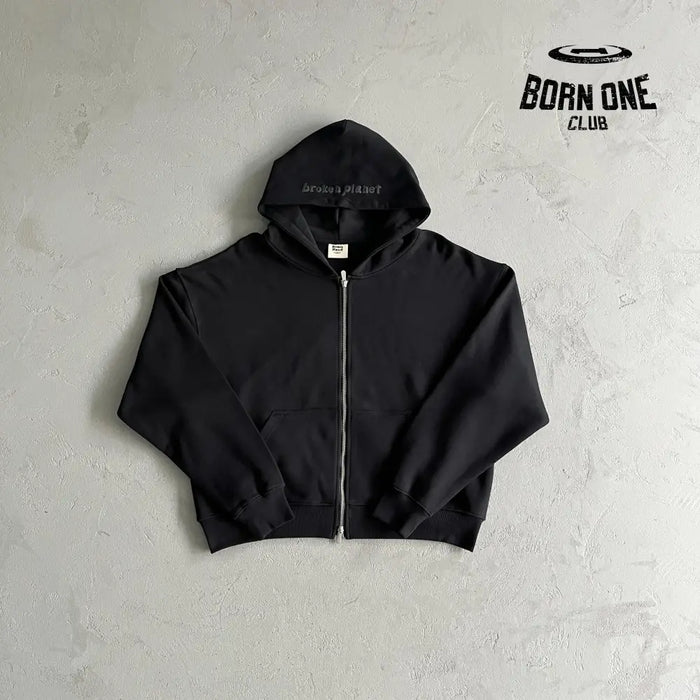 Broken Planet Double Zip Basic Cardigan Moletom