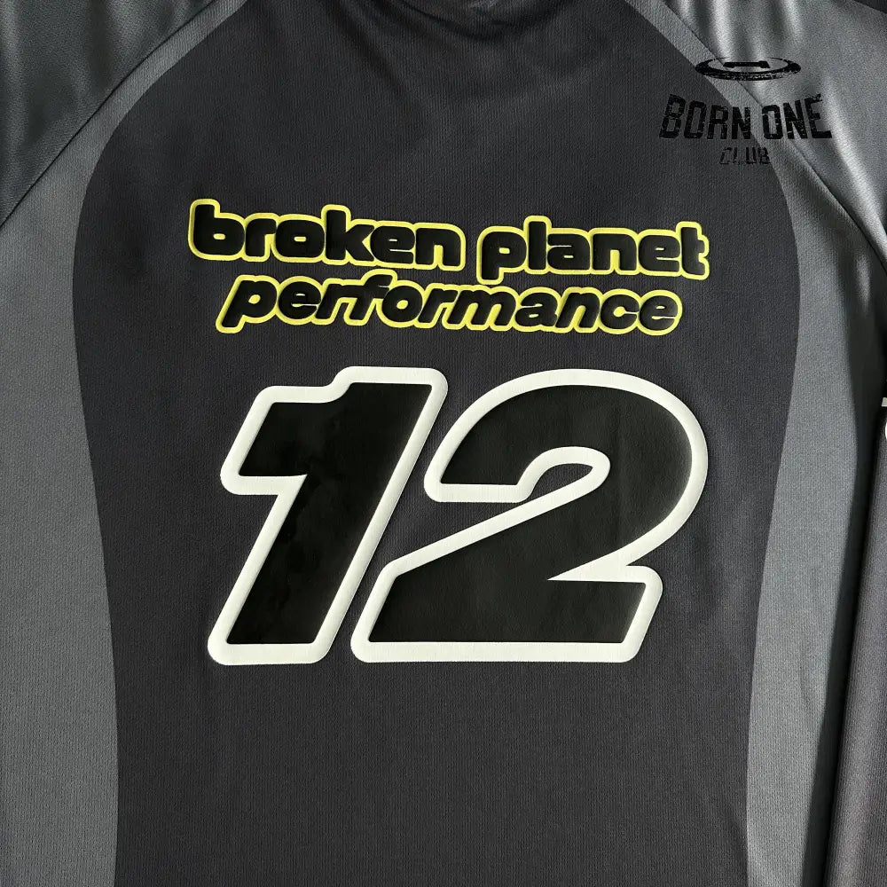 Broken Planet Football Long Sleeve Tee