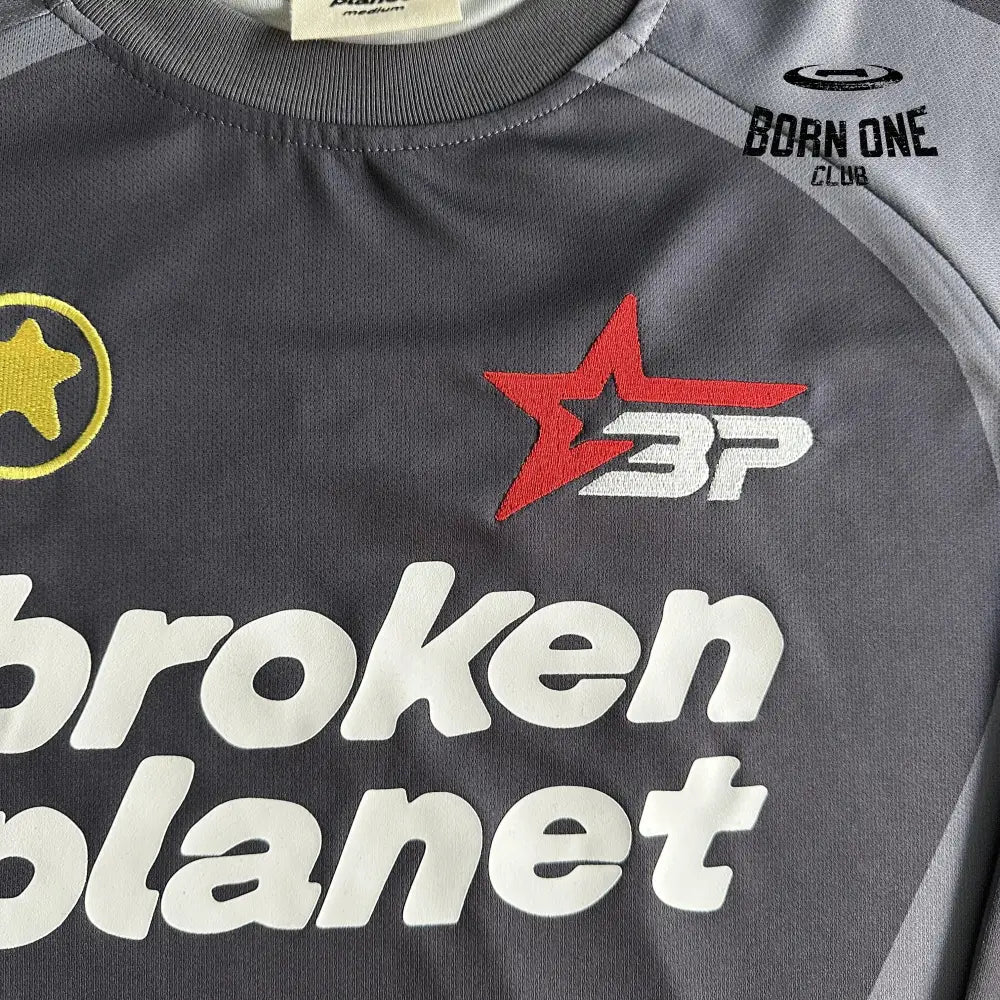 Broken Planet Football Long Sleeve Tee