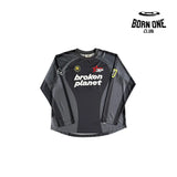 Broken Planet Football Long Sleeve Tee