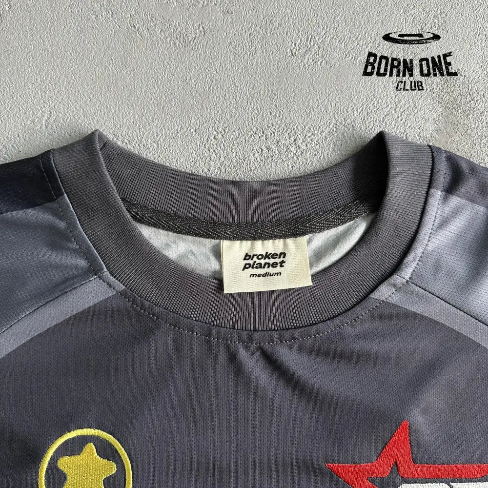 Broken Planet Football Long Sleeve Tee