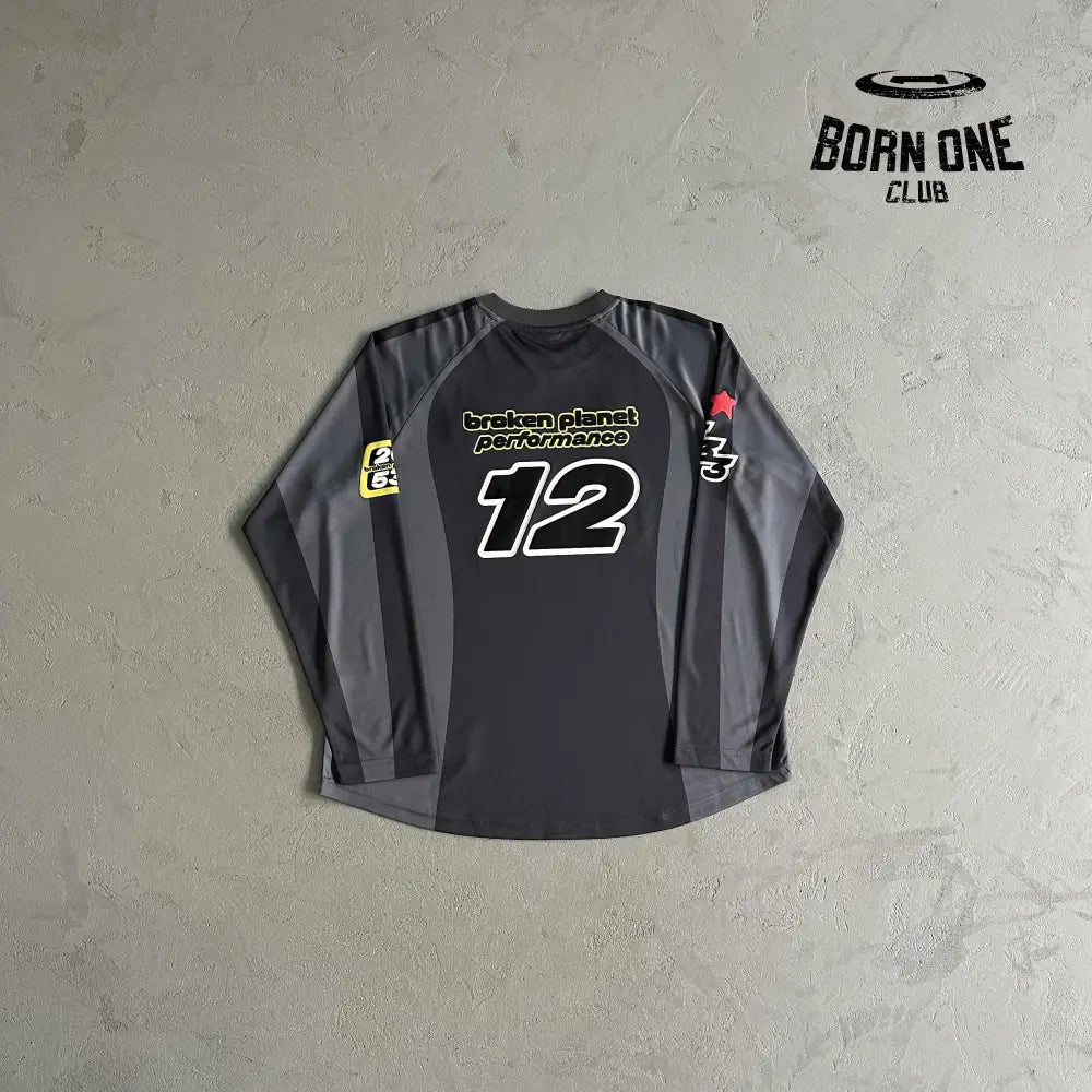 Broken Planet Football Long Sleeve Tee