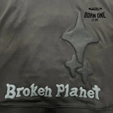 Broken Planet Heart Skull Hoodie