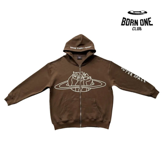 Broken Planet Market Arctic Zip Up Hoodie