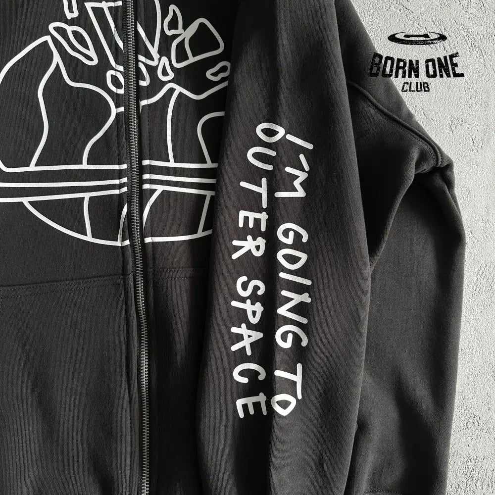 Broken Planet Outer Space Zip Up Hoodie