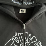 Broken Planet Outer Space Zip Up Hoodie