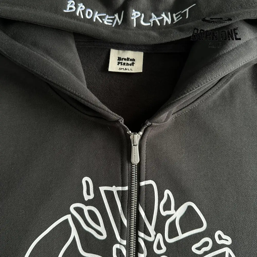Broken Planet Outer Space Zip Up Hoodie