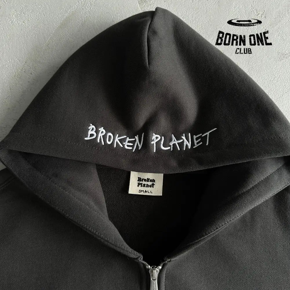 Broken Planet Outer Space Zip Up Hoodie