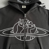 Broken Planet Outer Space Zip Up Hoodie
