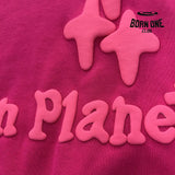 Broken Planet Pink Hoodie