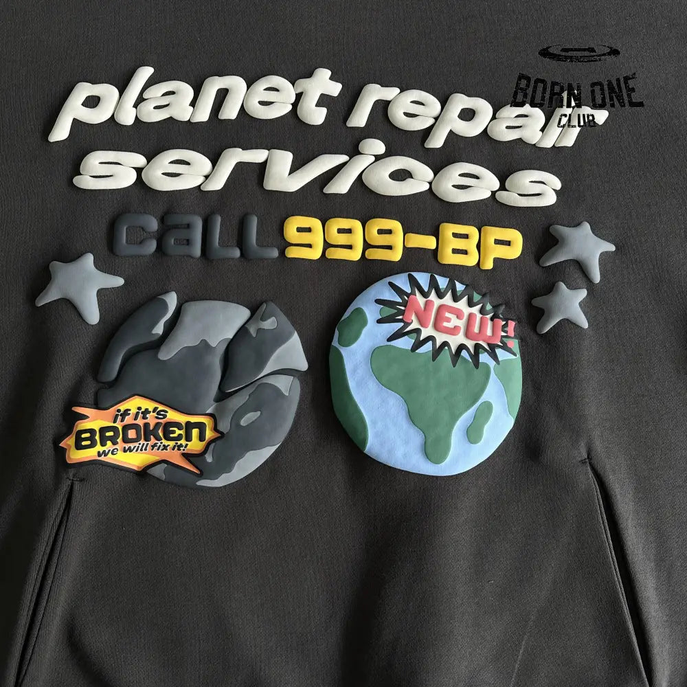 Broken Planet Repair Services Hoodie